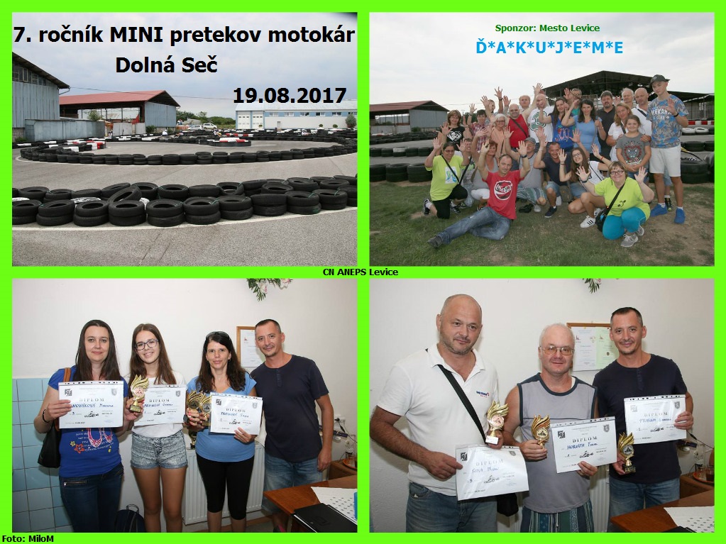 MINI preteky motokár - 19.08.2017
