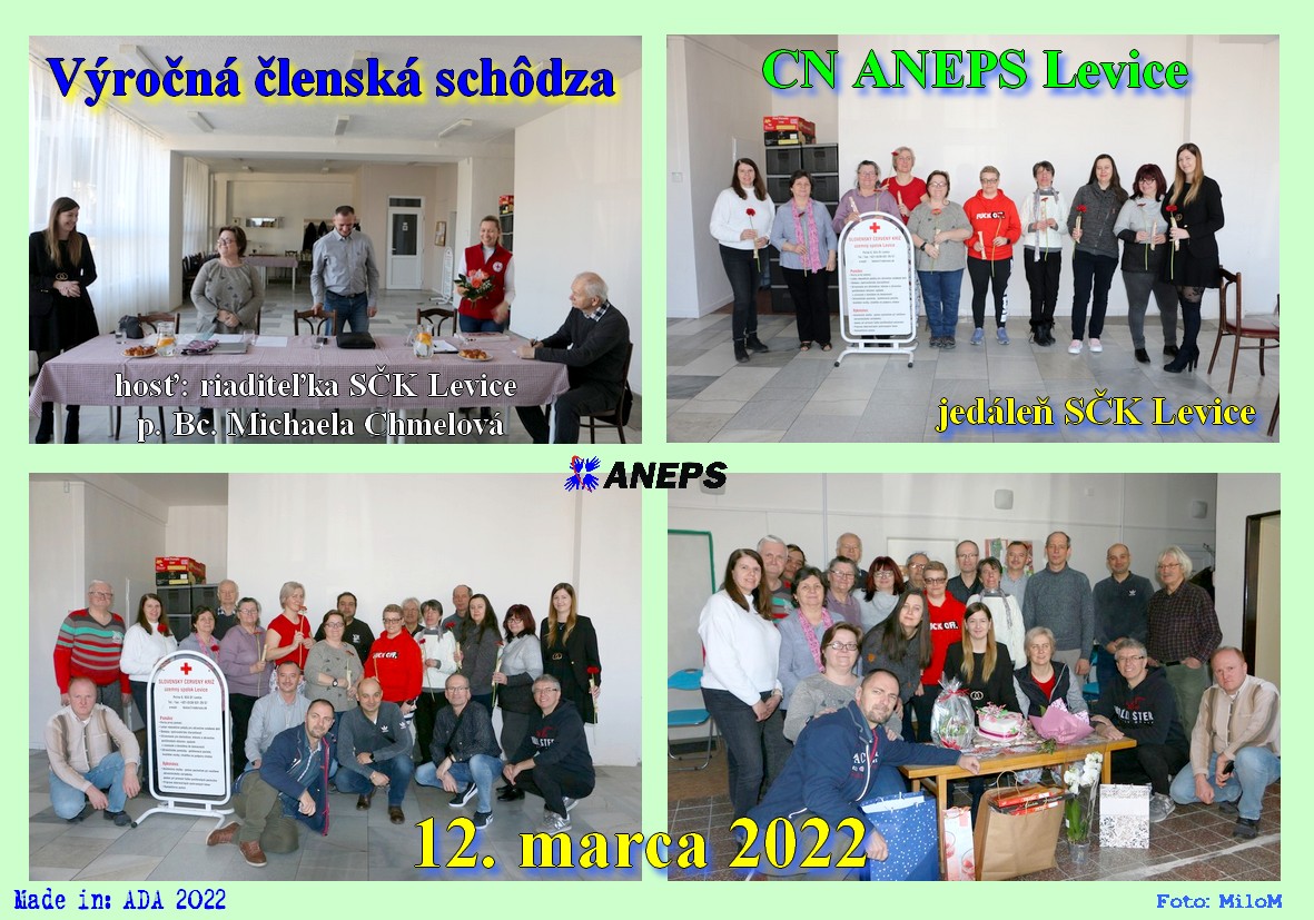 VČS - CN ANEPS Levice, 12.03.2022