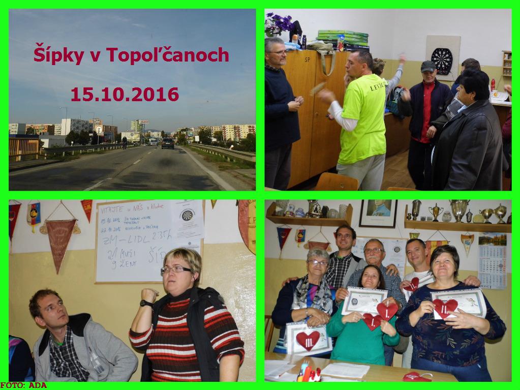 Šípkarsky turnaj TO - 15.10.2016